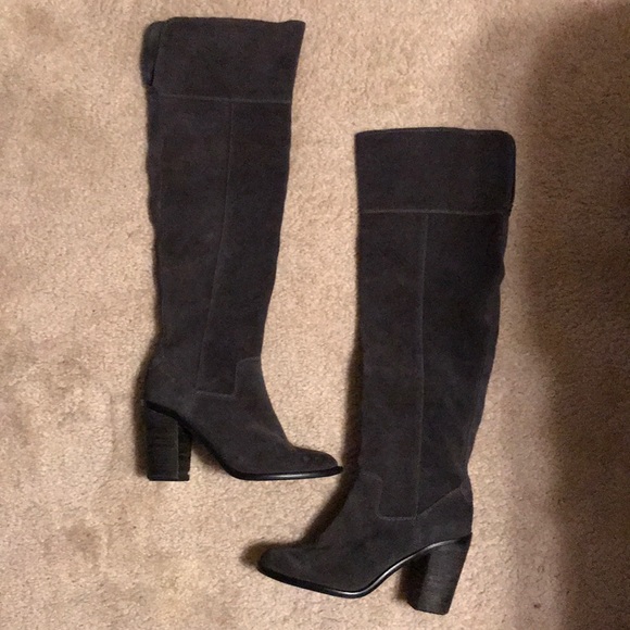 Steve Madden | Shoes | Steve Madden Orlando Otk Suede Charcoal Boot ...